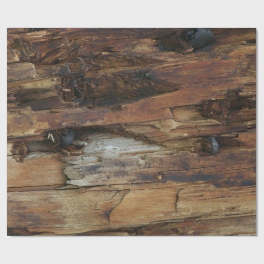 Imitate aus Holz Rustikales Musterpapier Geschenkpapier (Flach)