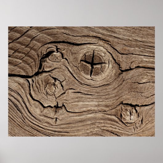 Imitate aus Holz Textur Poster (Vorne)