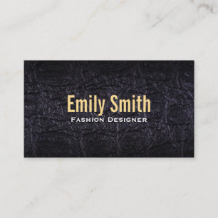 Imitate aus Leder (Krokodil) Visitenkarte