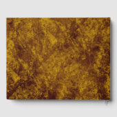 Imitate aus Ledermarmor | Braungold Gästebuch (Rückseite)