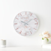 Imitate aus Marmor Große Wanduhr (Zuhause)