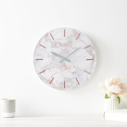 Imitate aus Marmor Große Wanduhr (Zuhause)