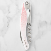 Imitate aus Marmor und Glitzer ombre Kellnermesser (Rückseite)