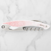 Imitate aus Marmor und Glitzer ombre Kellnermesser (Vorderseite)