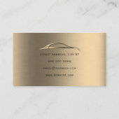 Imitate aus Metall Visitenkarte (Rückseite)