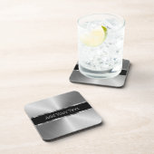 Imitate aus rostfreiem Stahl Getränkeuntersetzer (Rechte Seite)