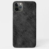 Imitate aus schwarzem Bär Fur Textur Case-Mate iPhone Hülle (Rückseite)