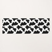 Imitate aus schwarzem und weißem Western Yogamatte (Rückseite (Horizontal))