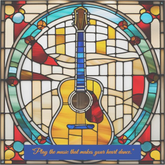 Imitate aus verkettetem Glas Aufkleber (Vorderseite)