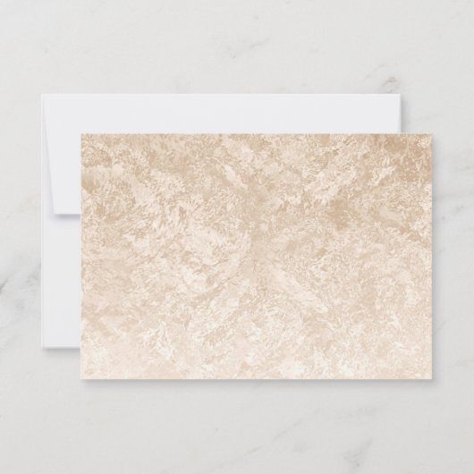 Imitate aus weißem Marmor, geometrische Rahmen, UA RSVP Karte (Rückseite)
