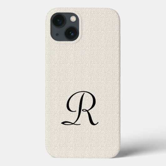Imitate aus weißem rustikalem Einband Case-Mate iPhone Hülle (Rückseite)
