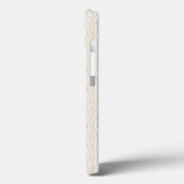 Imitate aus weißem rustikalem Einband Case-Mate iPhone Hülle (Rückseite / Links)