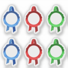 Imitate Award/Certificate Siegel Ribbons (BRG Holl Aufkleber