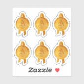 Imitate Award/Certificate Siegel Ribbons (Goldinit Aufkleber (Blatt)