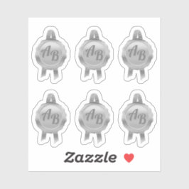 Imitate Award/Certificate Siegel Ribbons(Initials/ Aufkleber