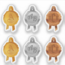 Imitate Award/Certificate Siegel Ribbons (InitMetA