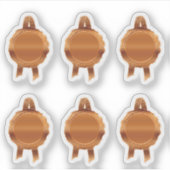 Imitate Award/Certificate Siegel Ribbons (PlainBro Aufkleber (Vorderseite)