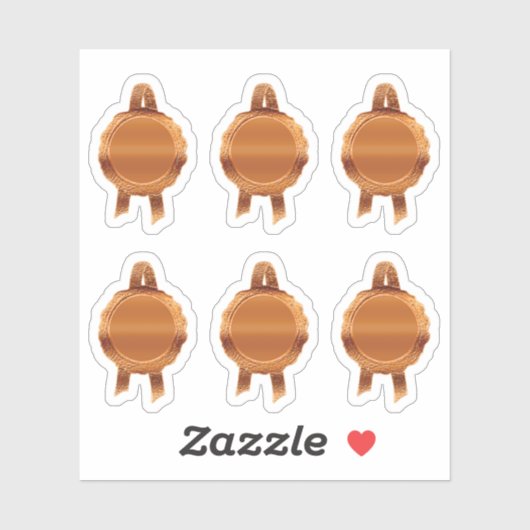 Imitate Award/Certificate Siegel Ribbons (PlainBro Aufkleber (Blatt)