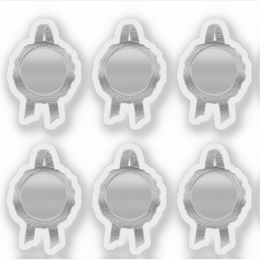 Imitate Award/Certificate Siegel Ribbons (Schlicht Aufkleber (Vorderseite)