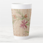 Imitate Bamboo Original Kunst Latte Tasse (Vorderseite)
