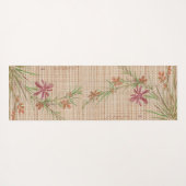 Imitate Bamboo Originale Kunst, Dichtung und Musik Yogamatte (Rückseite (Horizontal))