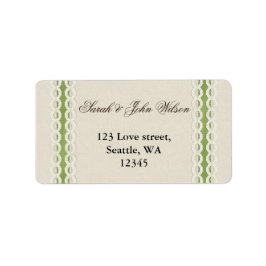 IMITATE begraben und bringen Limone Hochzeit Adressaufkleber