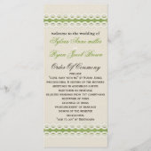 IMITATE begraben und bringen Limone Hochzeit Programm (Vorderseite)