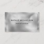 Imitate Berufliche schwarze Grenze Visitenkarte (Vorderseite)