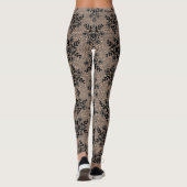 Imitate Black Lace Fishnet Leggings (Rückseite)