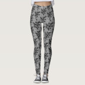 Imitate Black Lace Fishnet Leggings Romantisches D (Vorderseite)