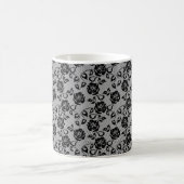 Imitate Black Lace Rose Fishnet Coffee Tasse (Mittel)