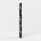 Imitate Black Lace Rose Fishnet iPhone Fall Case-Mate iPhone Hülle (Hinten/Rechts)