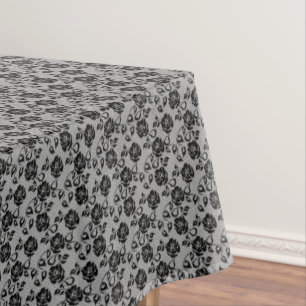 Imitate Black Lace Rose Fishnet Tableclout Tischdecke