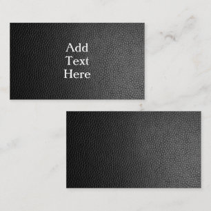 Imitate Black Leather Encryption Card Begleitkarte