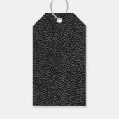 Imitate Black Leather Geschenkanhänger (Rückseite)