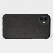 Imitate Black Leather iPhone 5s Fall Case-Mate iPhone Hülle (Rückseite (Horizontal))