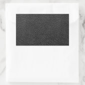 Imitate Black Leather Rechteckiger Aufkleber (Tasche)