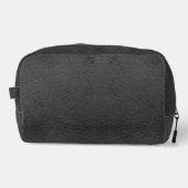 Imitate Black Leather Waschbeutel (Vorderseite)