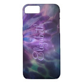 Imitate Blasglas-Individuelle Name Case-Mate iPhone Hülle (Rückseite)