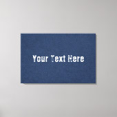 Imitate Blau Jeans Canvas Print - Benutzerdefinier Leinwanddruck (Vorderseite)