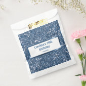 Imitate Blauer Glitzer Textur mit benutzerdefinier Geschenktütchen (Versiegelt)
