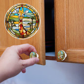 Imitate Bleiglass Giraffe Keramikknauf