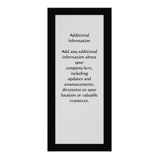 Imitate Blende Werbekarte (Hinten)