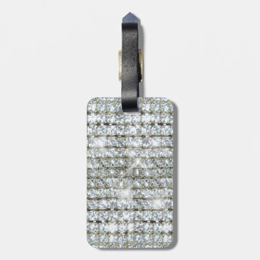 Imitate Bling Gepäckanhänger (Rückseite vertikal)
