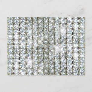 Imitate Bling Postkarte