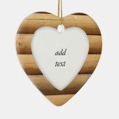 Imitate Blockhüttenseite Keramikornament (Rechts)