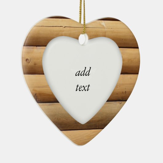 Imitate Blockhüttenseite Keramikornament (Rechts)