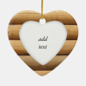 Imitate Blockhüttenseite Keramikornament (Hinten)