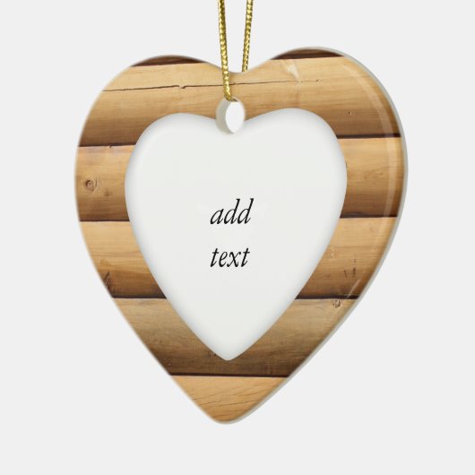 Imitate Blockhüttenseite Keramikornament (Links)