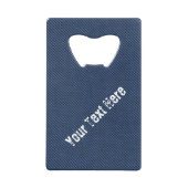 Imitate Blue Denim Flaschenöffner mit benutzerdefi (Vorderseite)